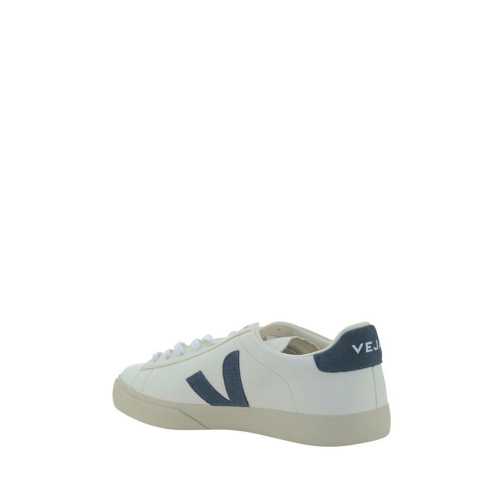 White Calf Leather Sneakers