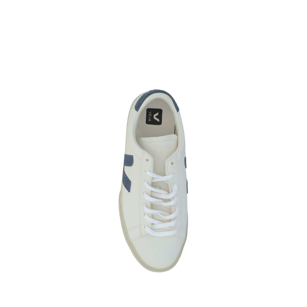 White Calf Leather Sneakers