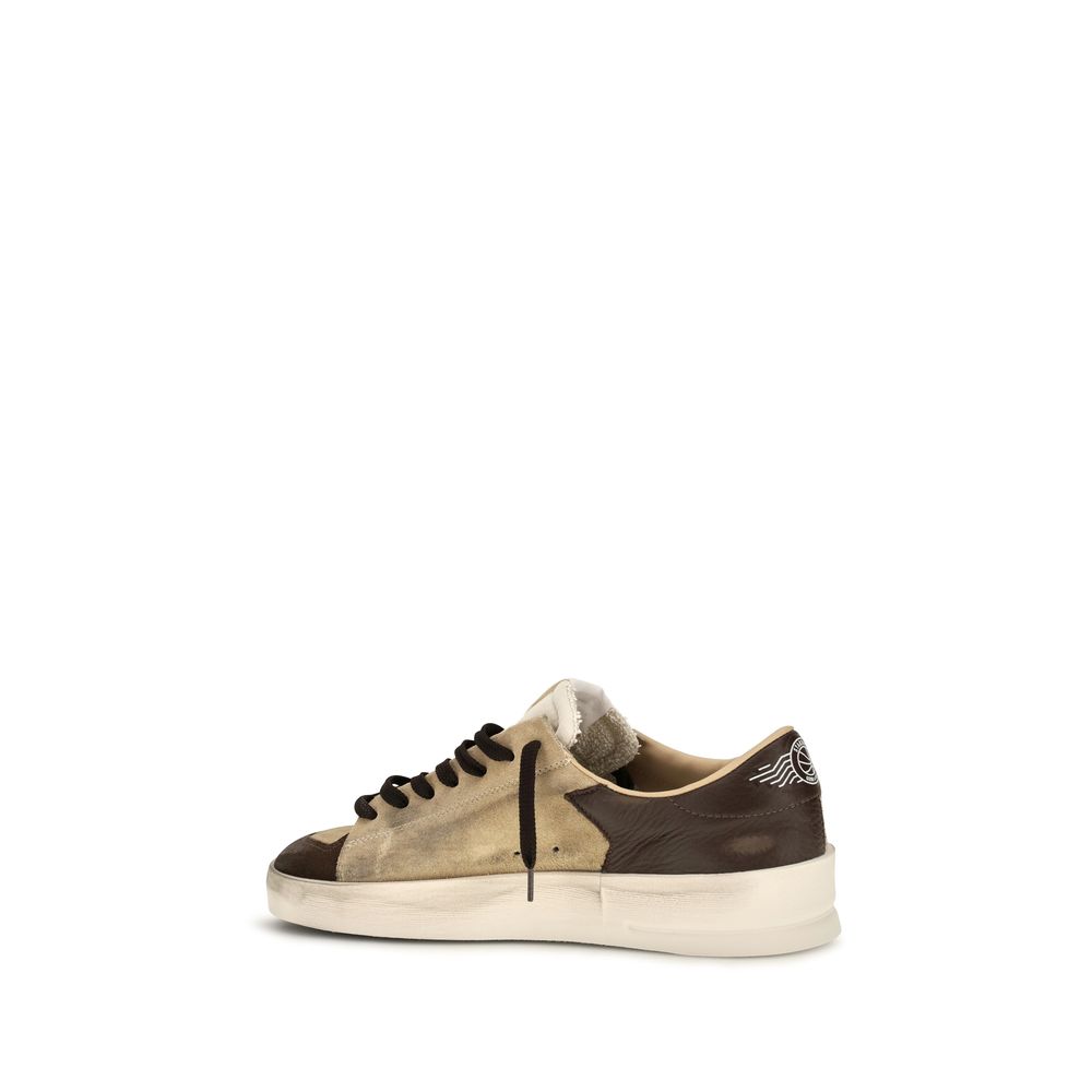 Stardan Beige Calf Leather Sneakers