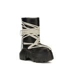 Calfskin Megalace Lunar Mega Tractor Knee-High Boots
