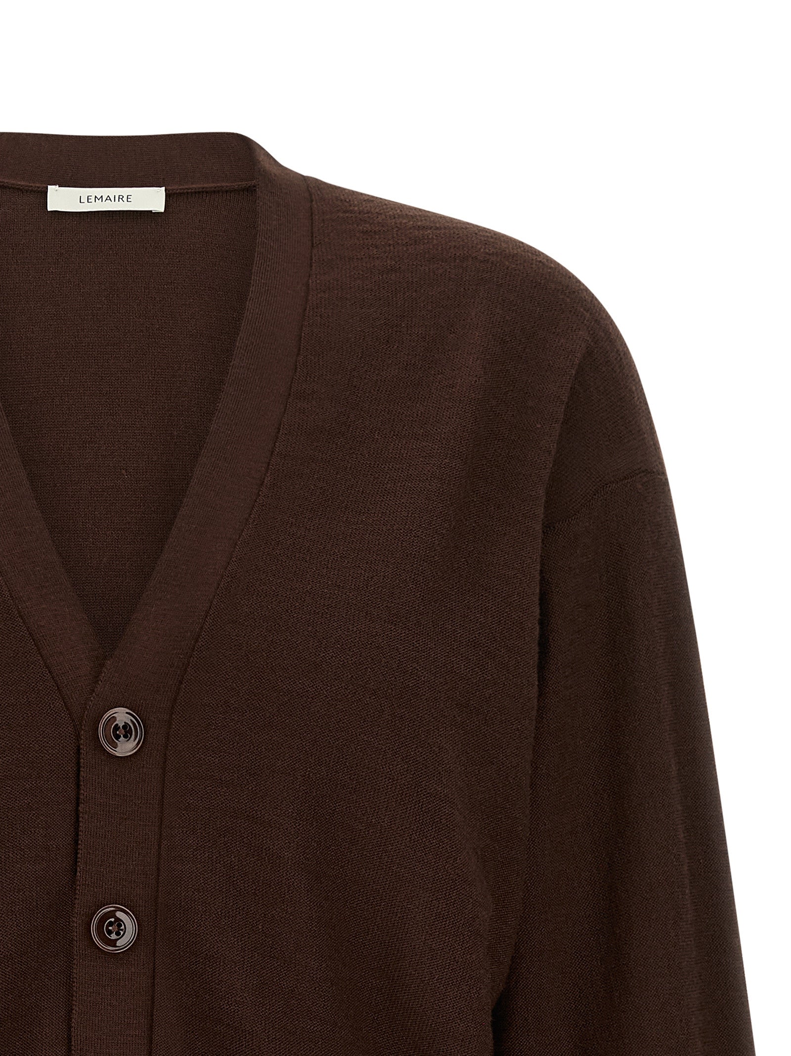 Bordeaux Wool Cardigan