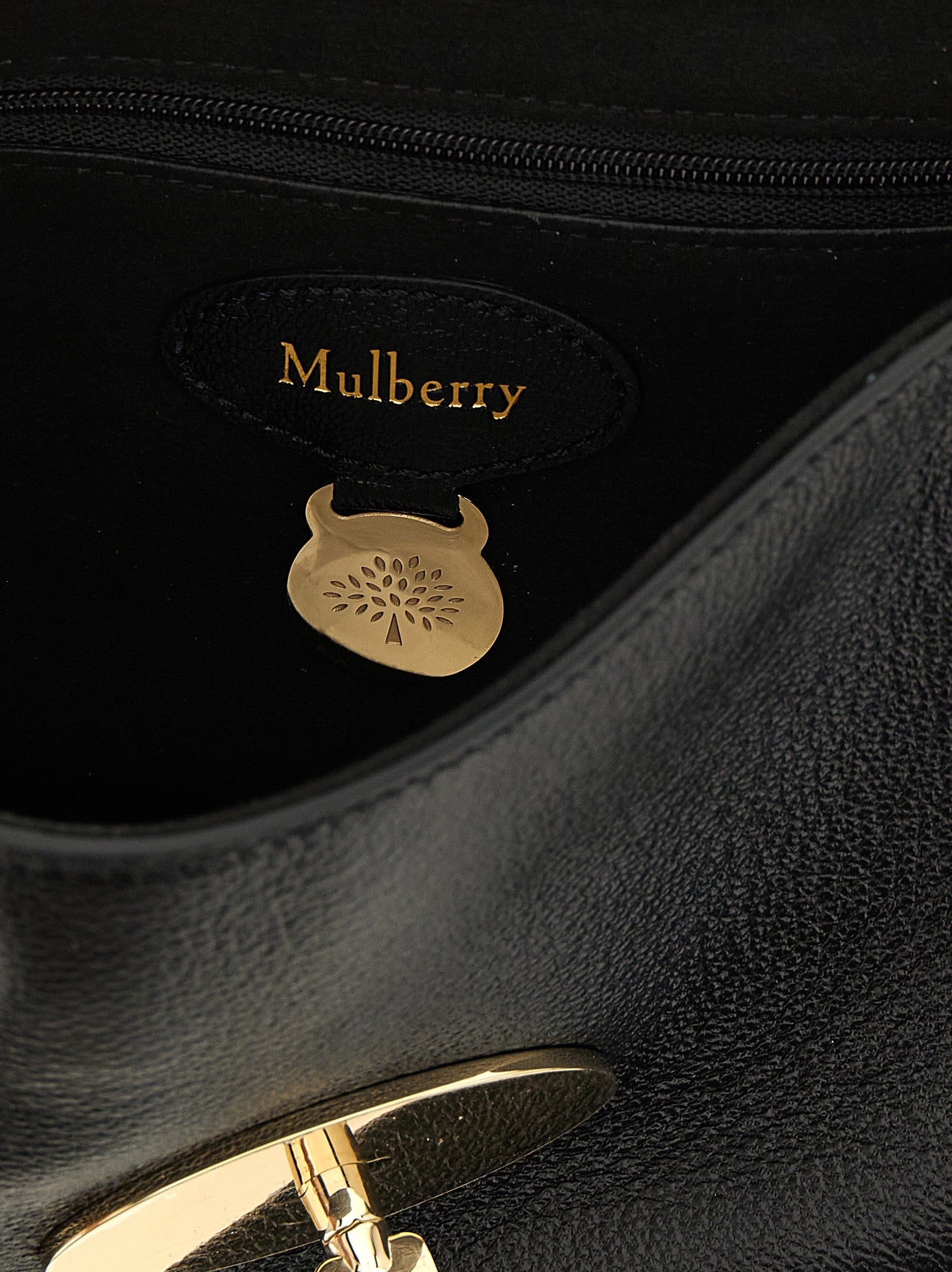 Black Goat Leather Lily Legacy Crossbody