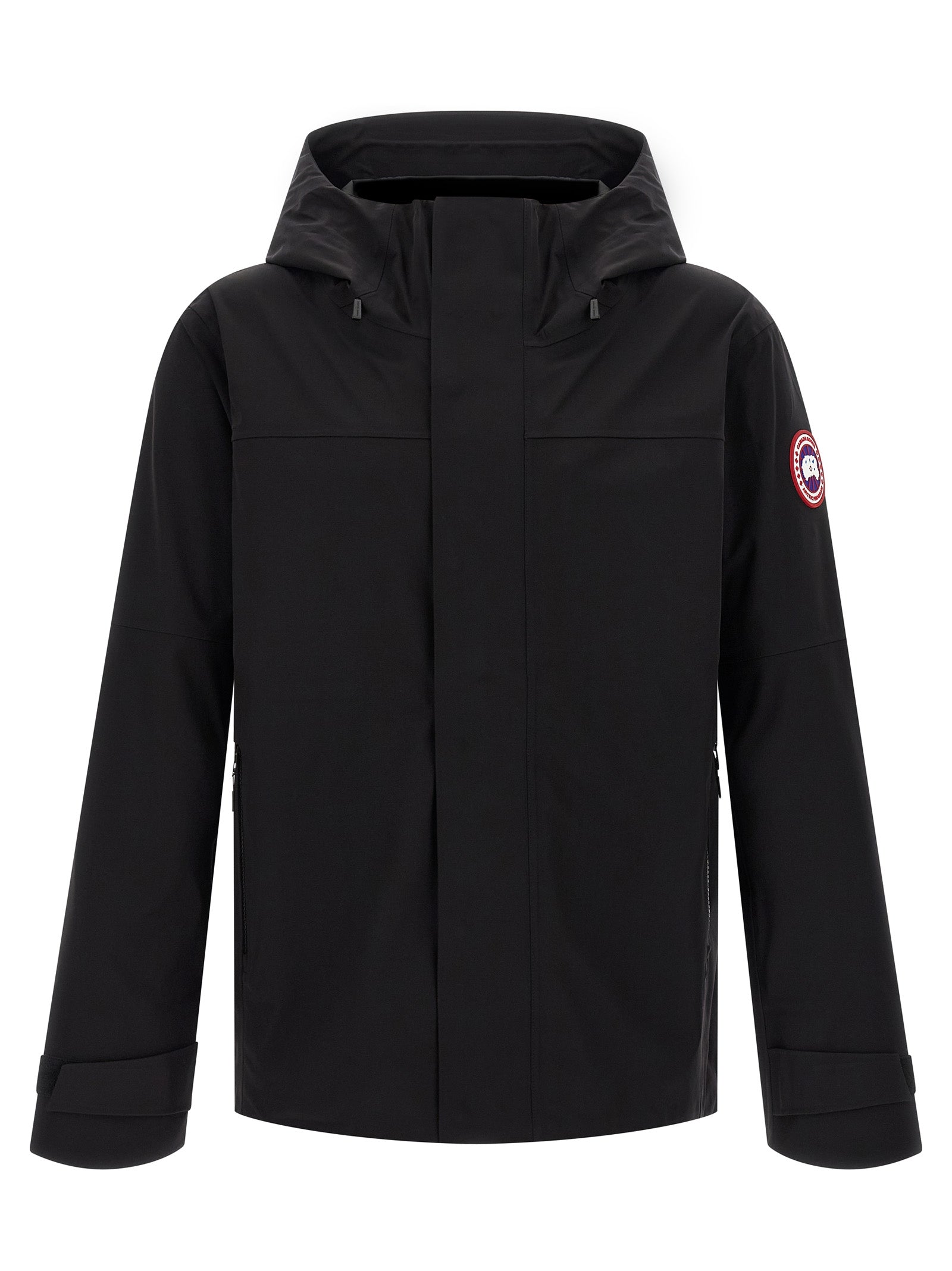 Rupert Black Polyamide Shell Jacket