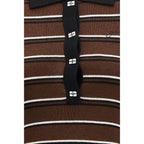 Striped Merino Wool Polo Dress