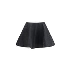 Wool Peacoat Midi Skirt