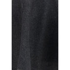 Wool Peacoat Midi Skirt