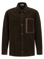 Brown Corduroy Cotton Overshirt