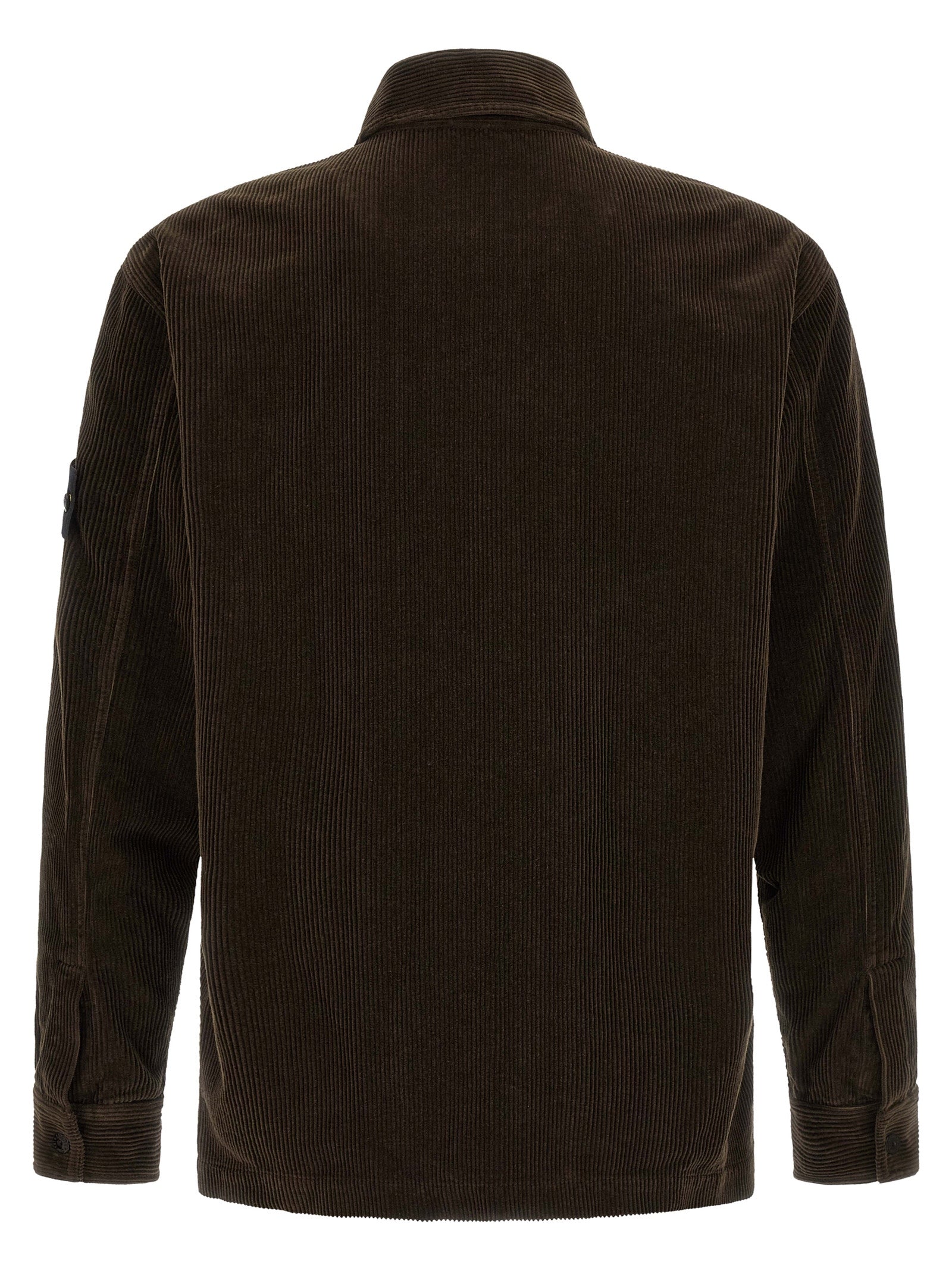 Brown Corduroy Cotton Overshirt