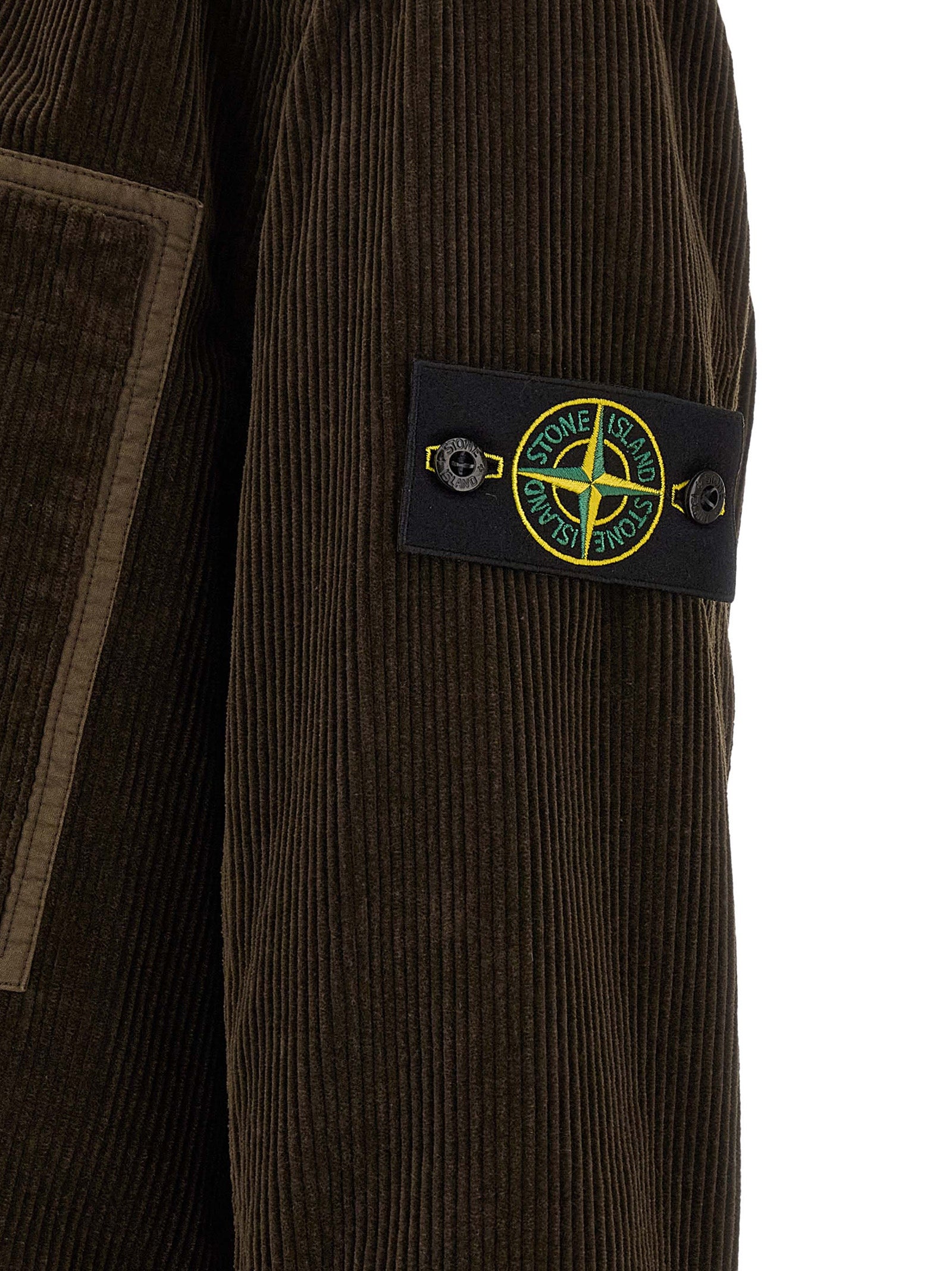 Brown Corduroy Cotton Overshirt