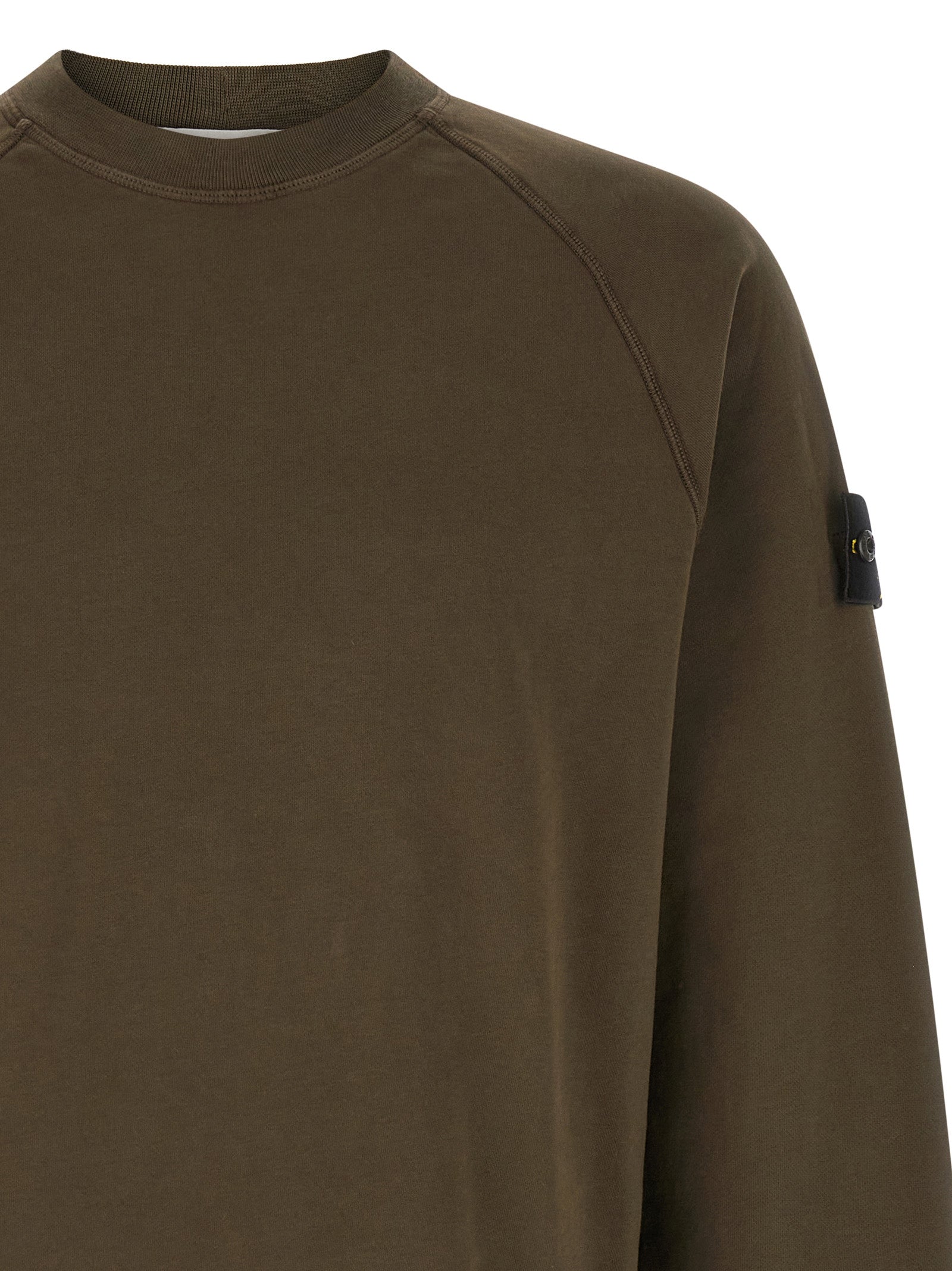 Charcoal Grey Cotton Crewneck Sweatshirt
