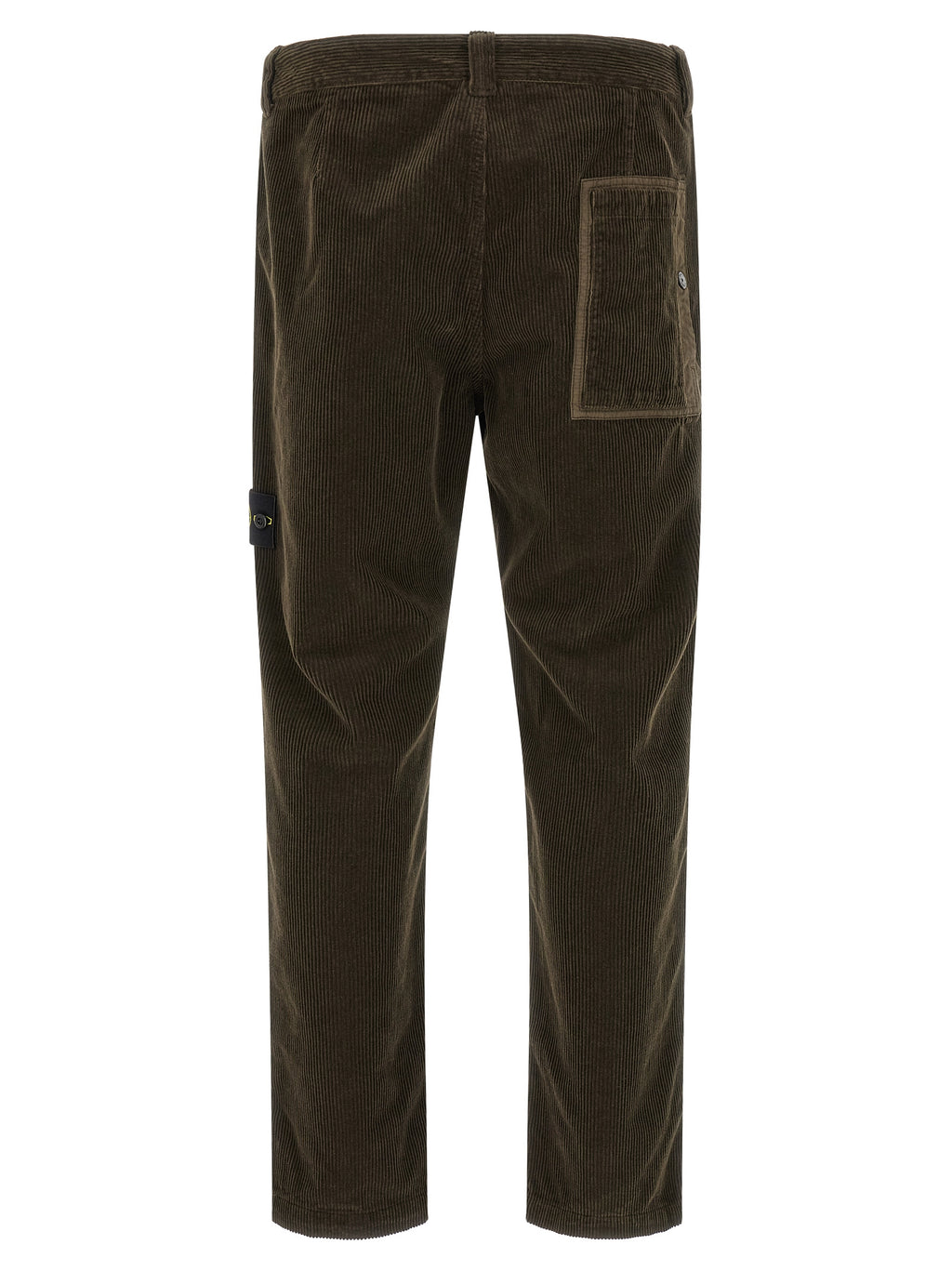 Gray Cotton Corduroy Pants