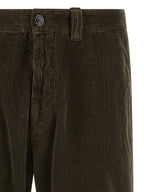 Gray Cotton Corduroy Pants