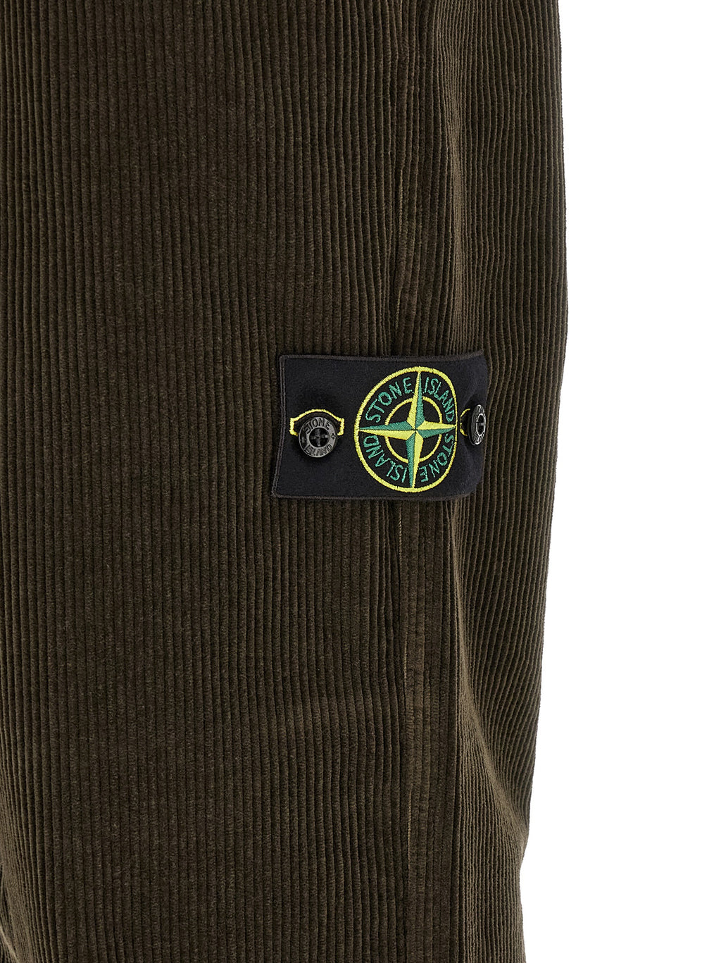 Gray Cotton Corduroy Pants