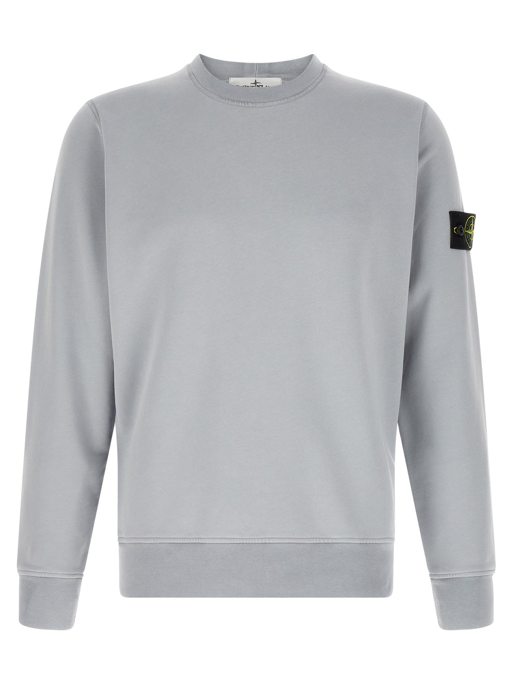 Gray Organic Cotton Crewneck Sweatshirt