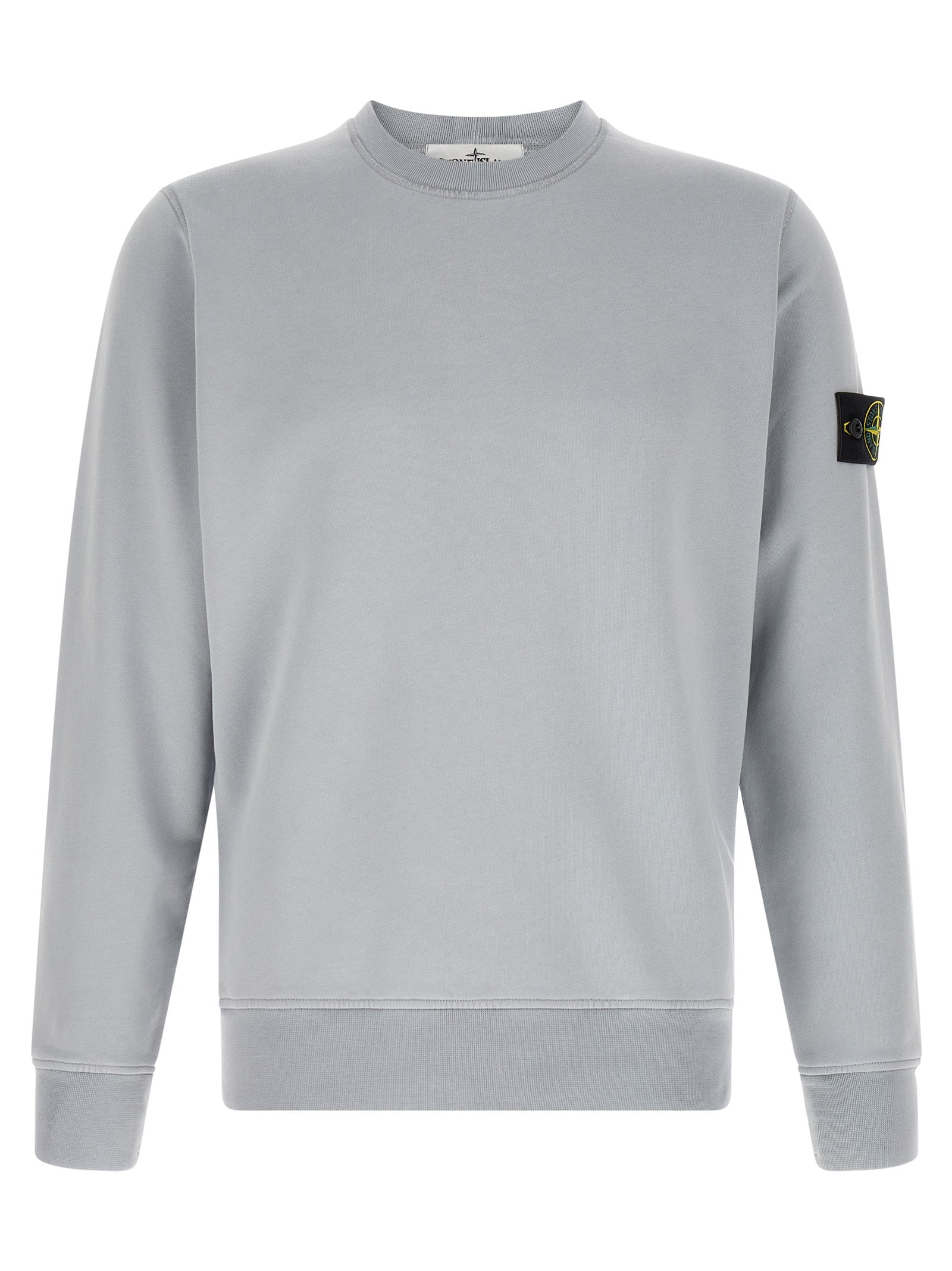 Gray Organic Cotton Crewneck Sweatshirt