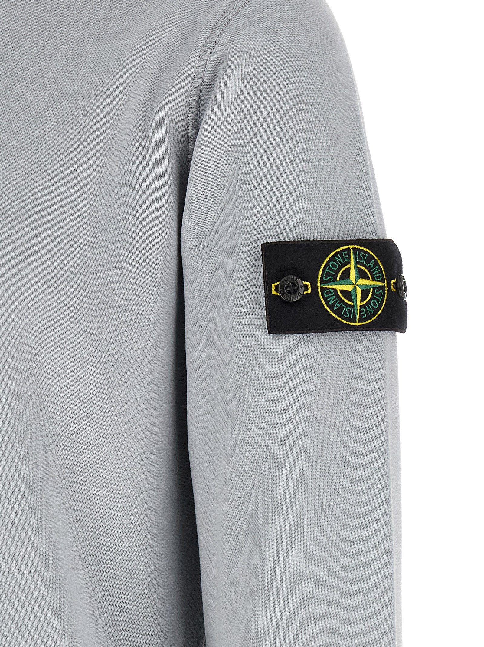 Gray Organic Cotton Crewneck Sweatshirt