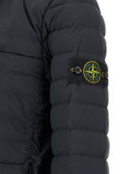 Blue Polyamide Full-Length Jacket