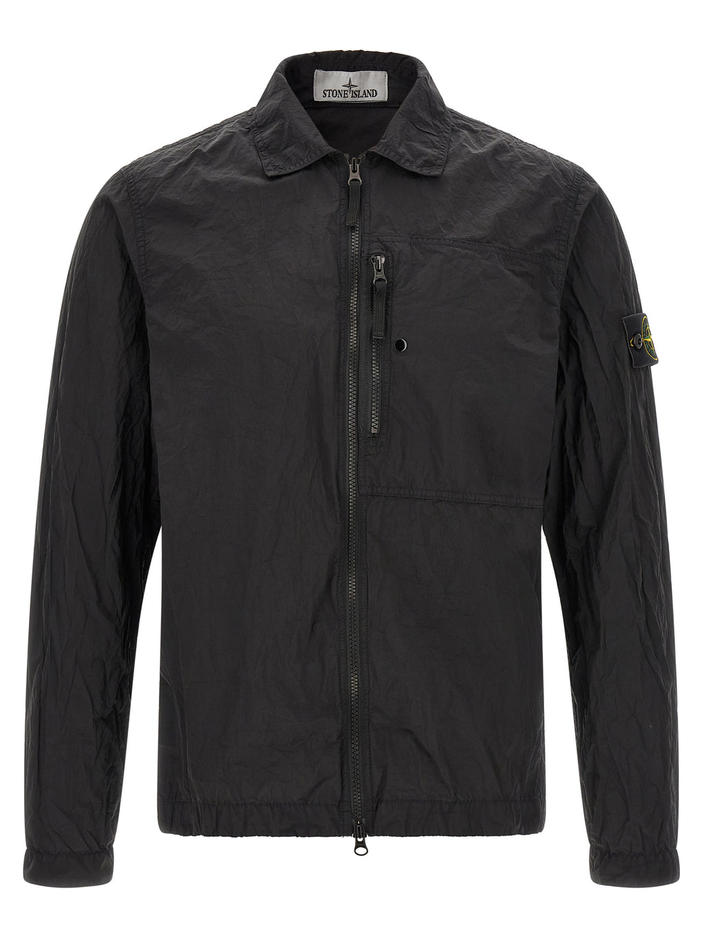 Black Polyamide Overshirt