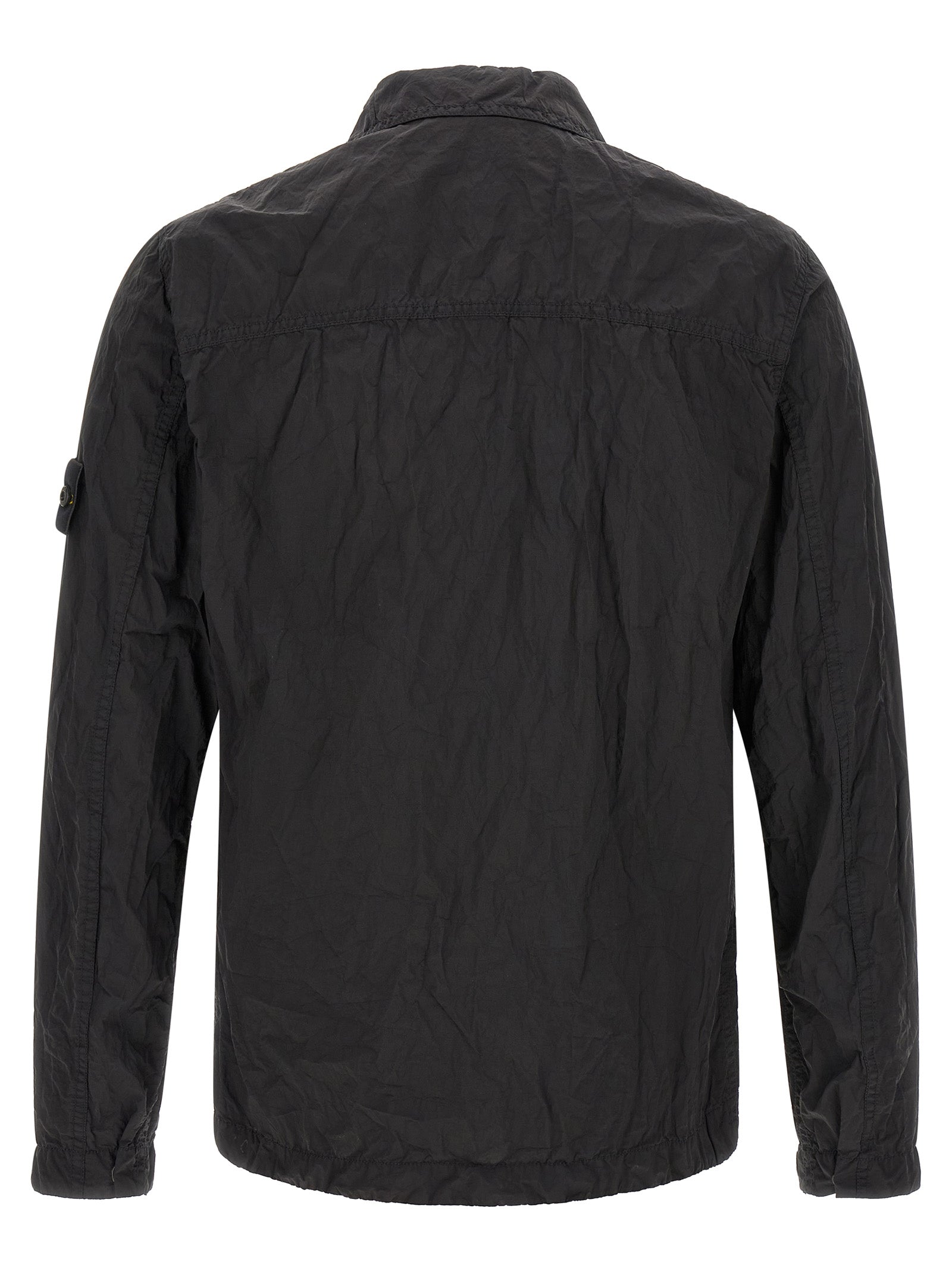 Black Polyamide Overshirt