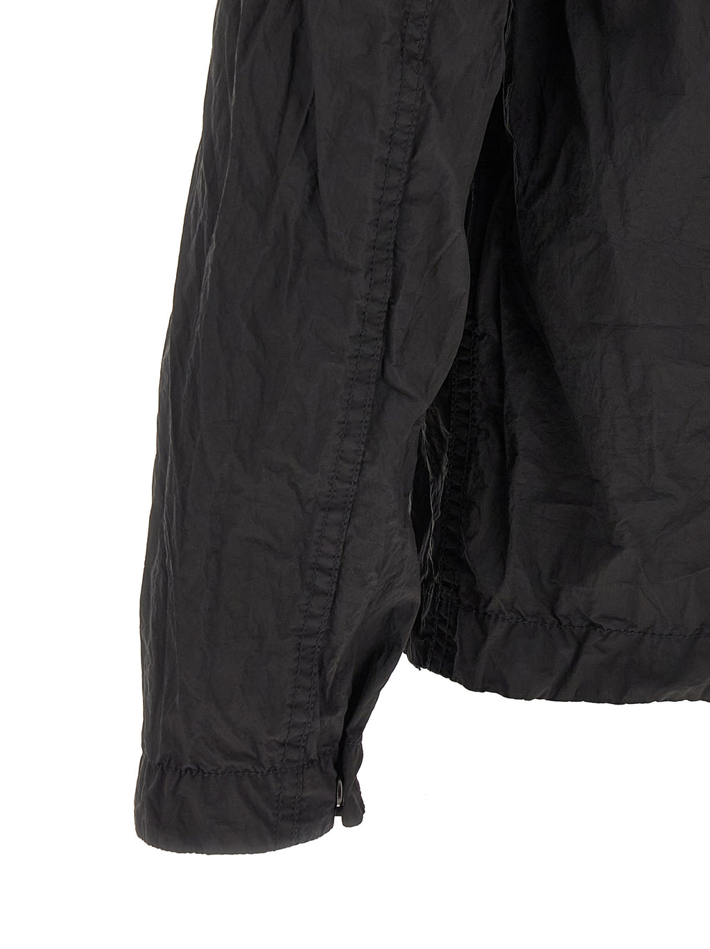 Black Polyamide Overshirt