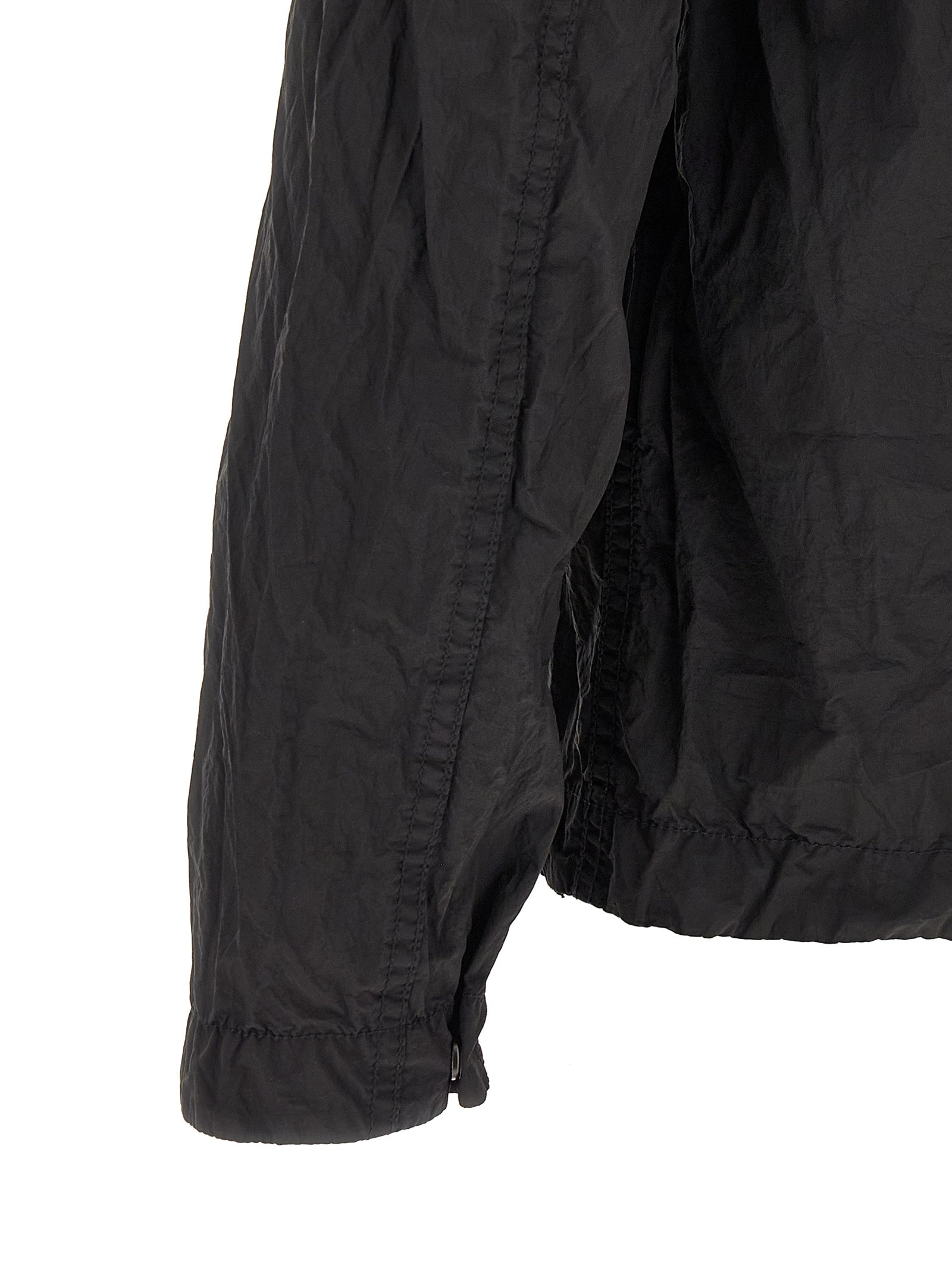 Black Polyamide Overshirt