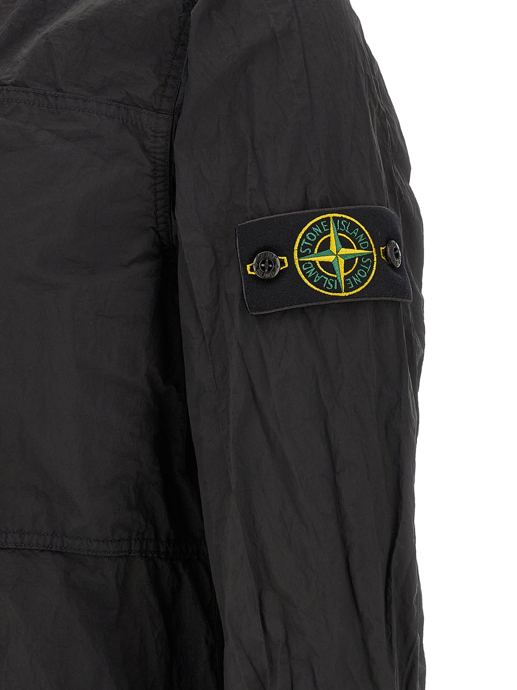 Black Polyamide Overshirt