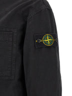 Black Organic Ripstop Cotton Shell Jacket