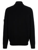 Black Virgin Wool Cardigan