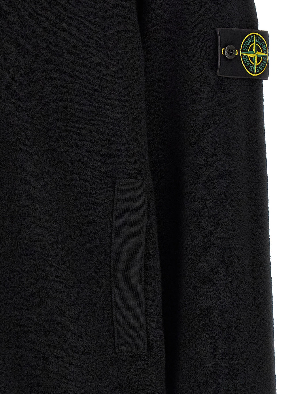 Black Virgin Wool Cardigan
