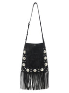 Medium Black Calfskin Nellcôte Shoulder Bag