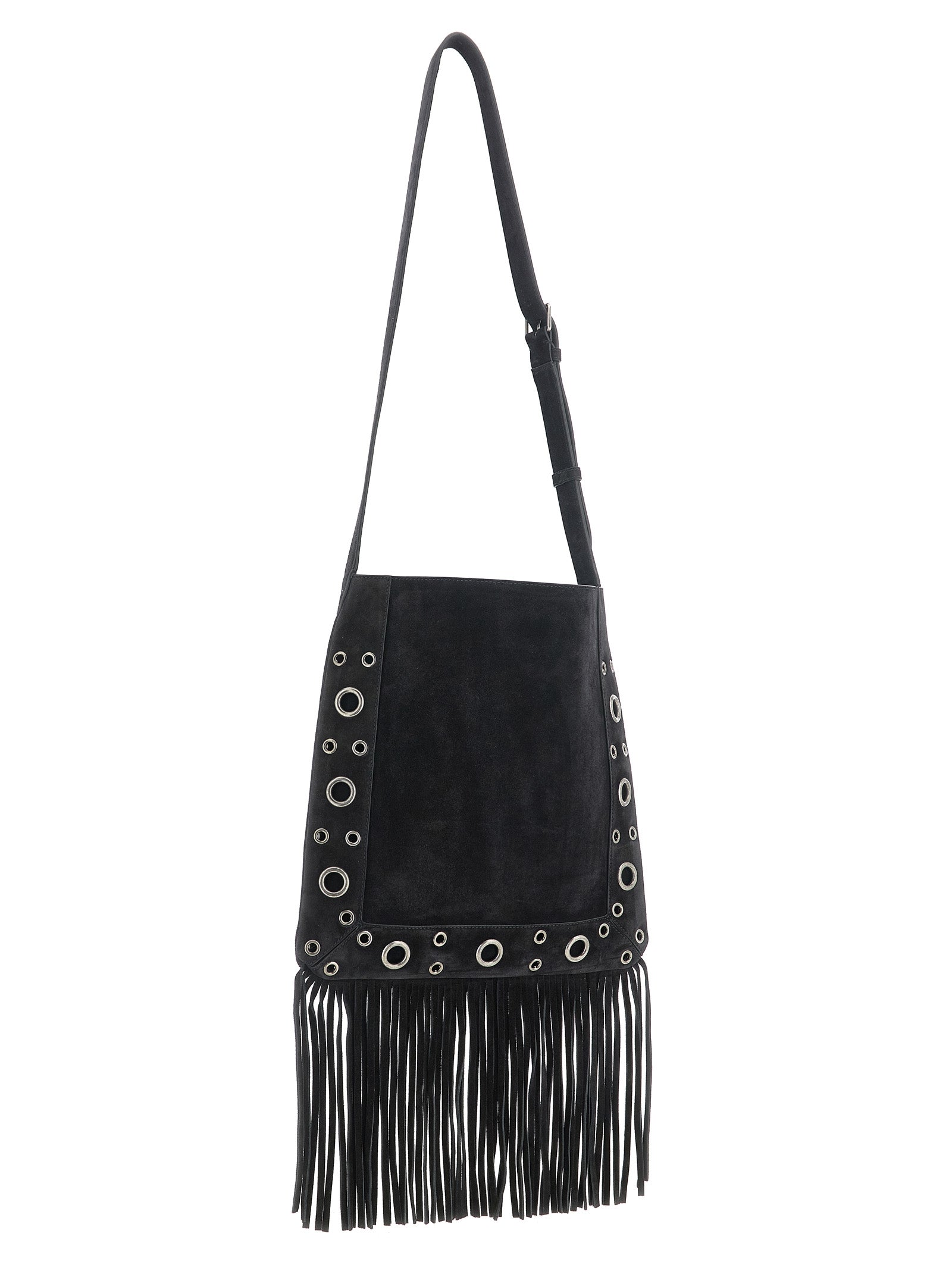 Medium Black Calfskin Nellcôte Shoulder Bag