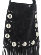 Medium Black Calfskin Nellcôte Shoulder Bag