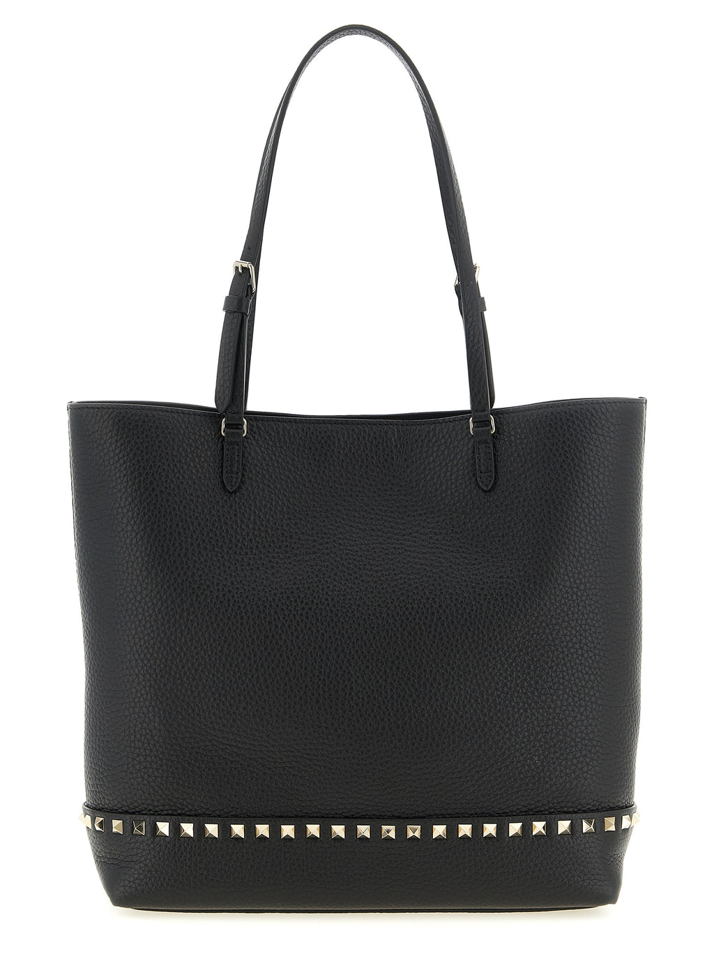 Medium Calfskin Rockstud Tote Bag