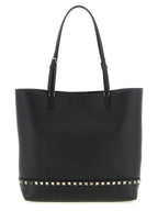 Medium Calfskin Rockstud Tote Bag