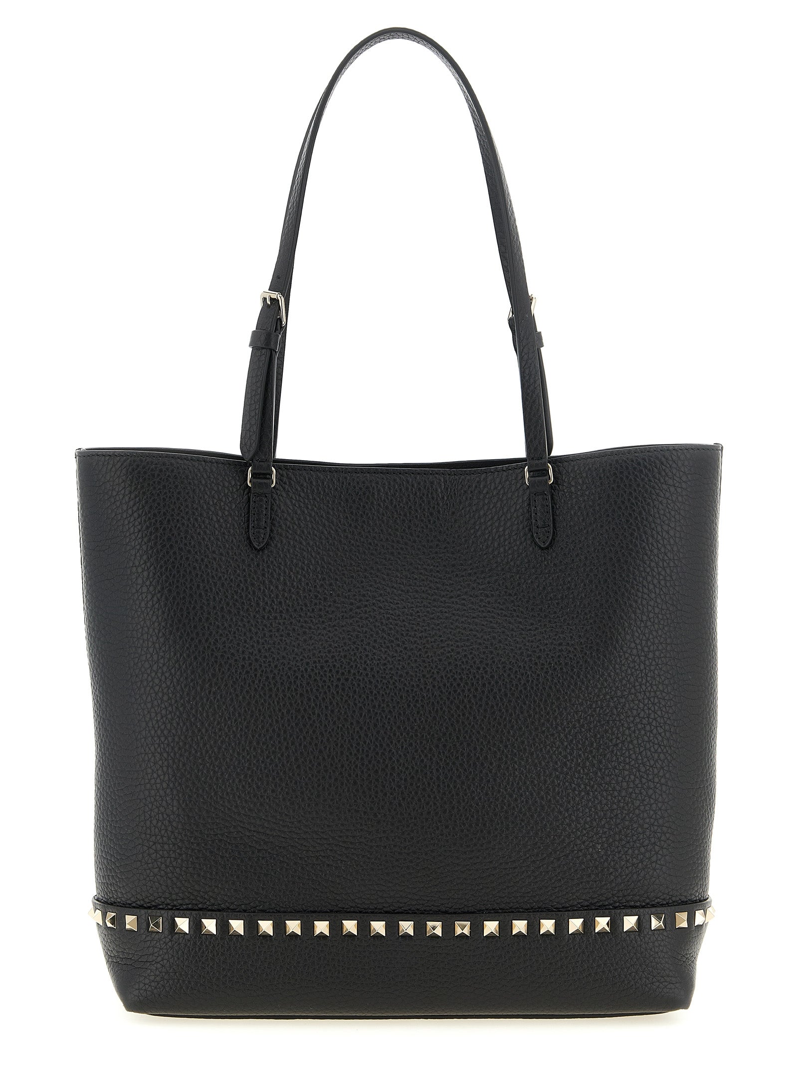 Medium Calfskin Rockstud Tote Bag
