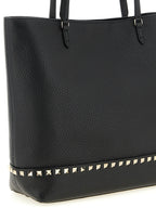 Medium Calfskin Rockstud Tote Bag