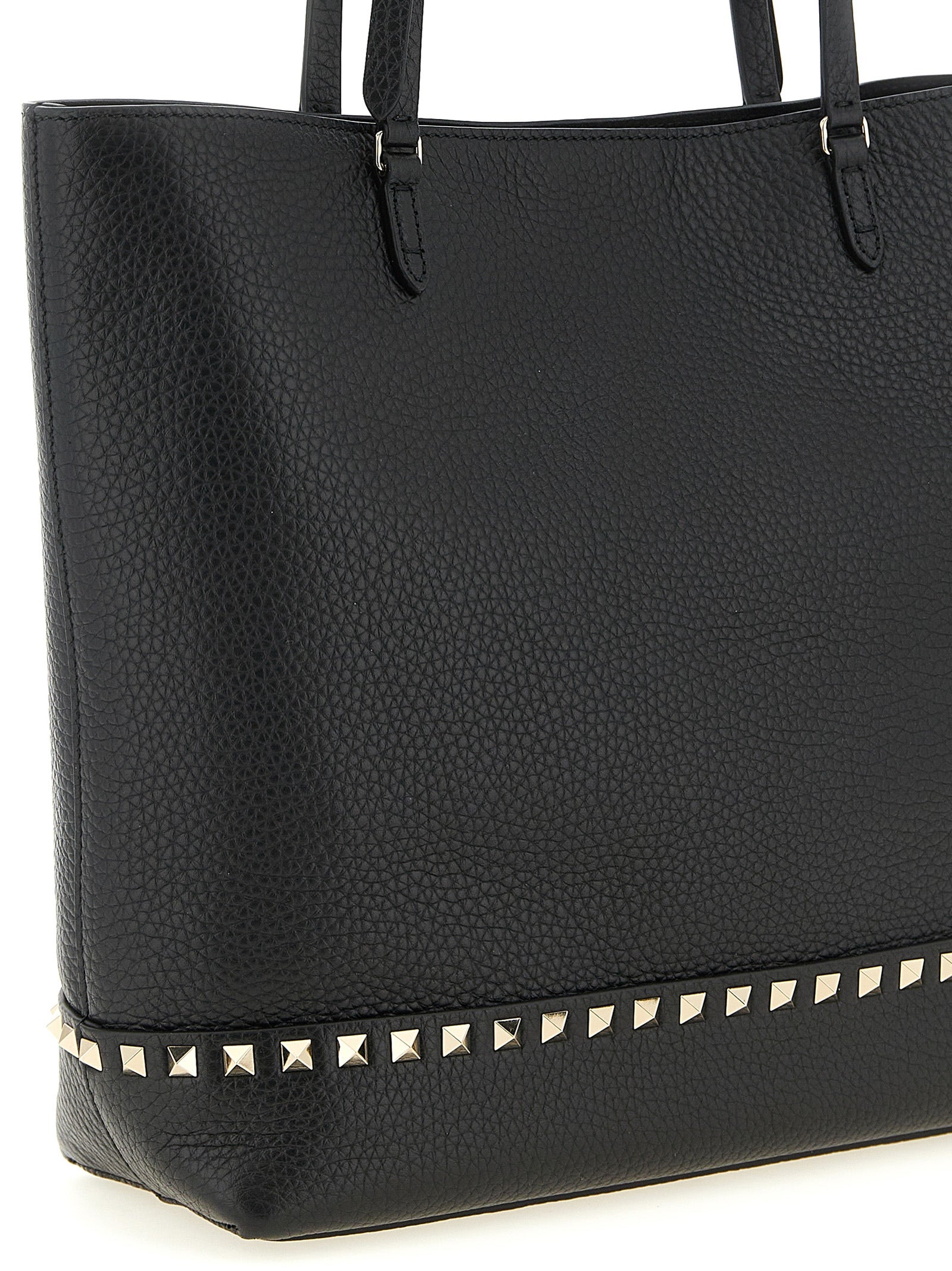 Medium Calfskin Rockstud Tote Bag