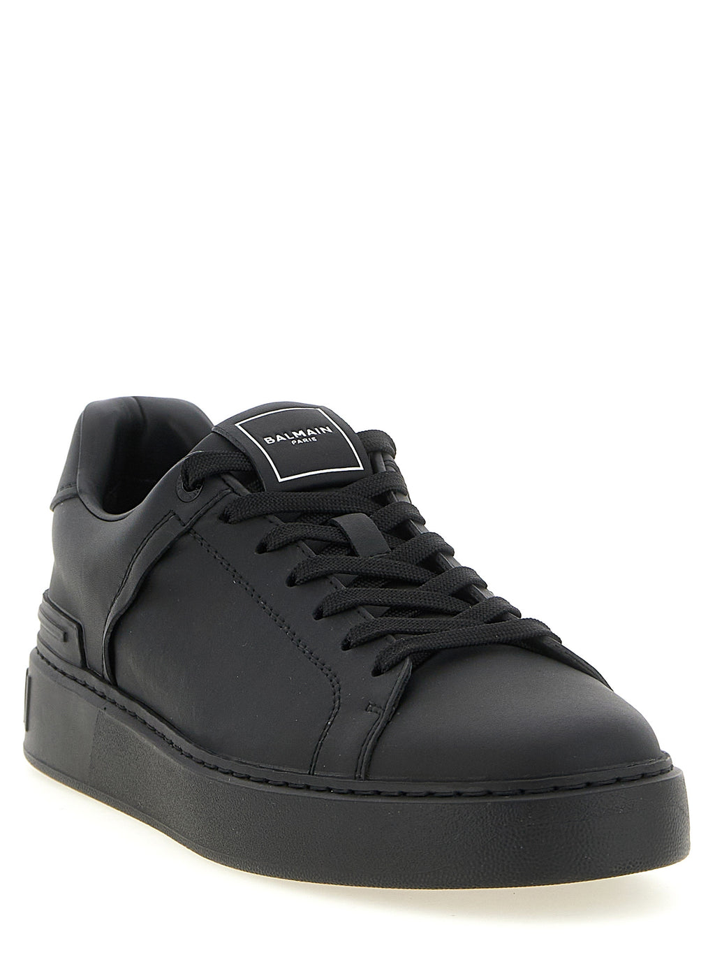 Calfskin B-Court Low-Top Sneakers