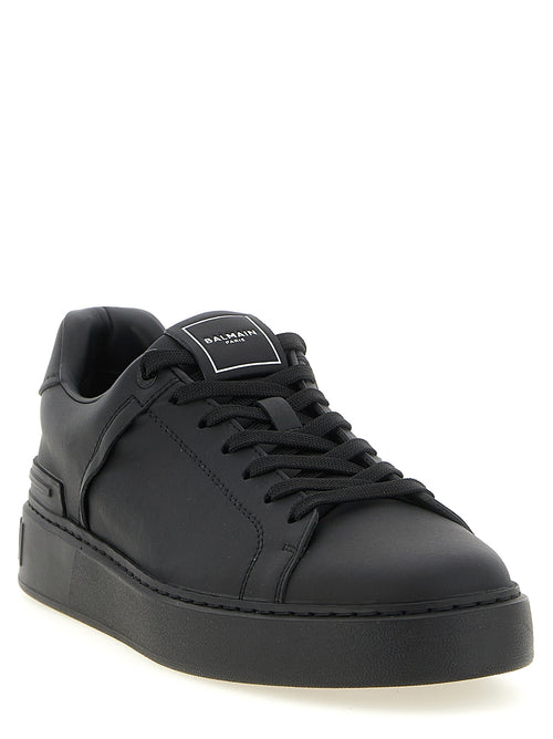 Calfskin B-Court Low-Top Sneakers