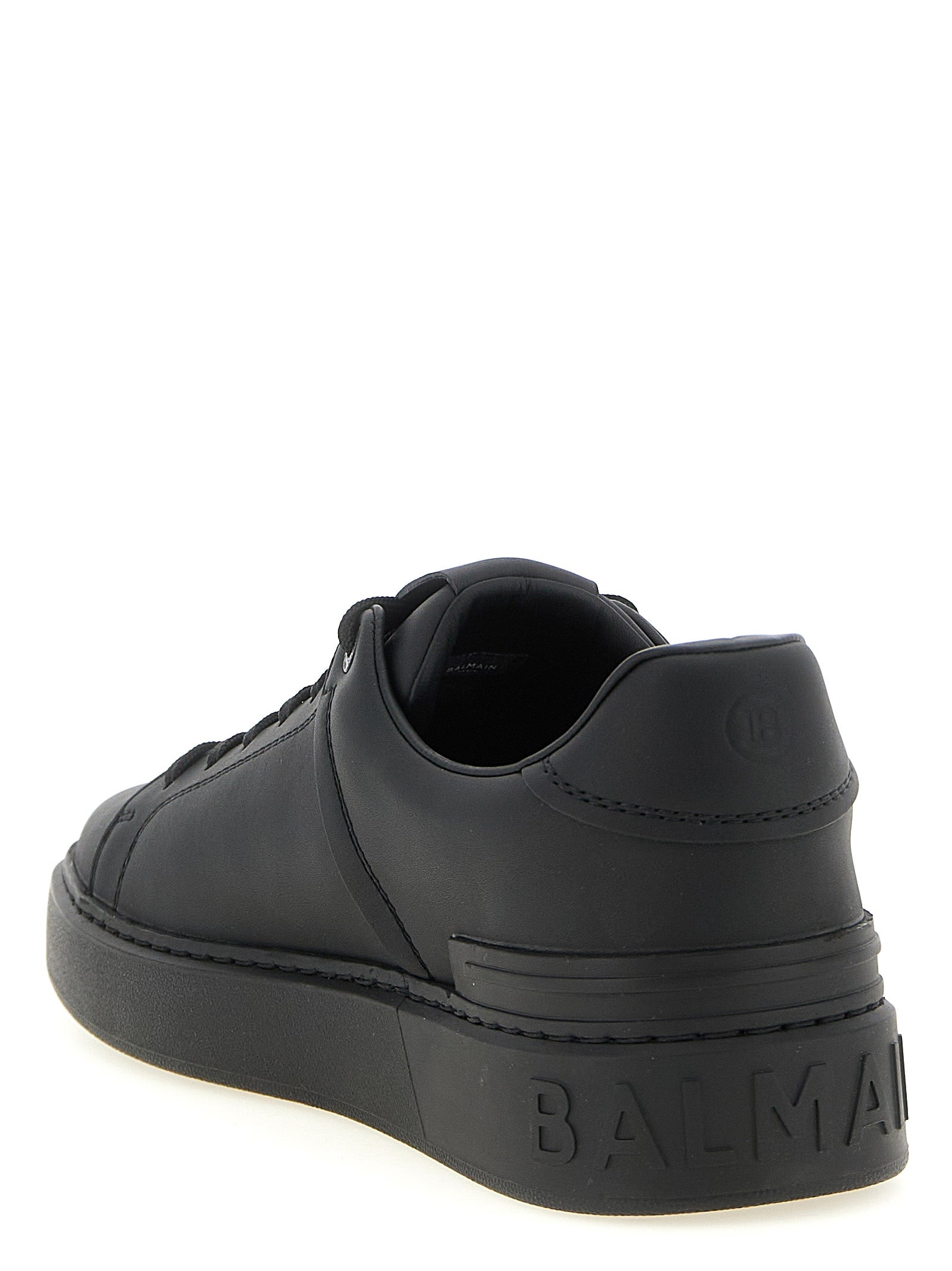 Calfskin B-Court Low-Top Sneakers