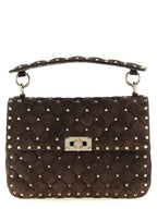 Rockstud Spike Calfskin Shoulder Bag