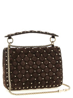 Rockstud Spike Calfskin Shoulder Bag