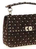 Rockstud Spike Calfskin Shoulder Bag