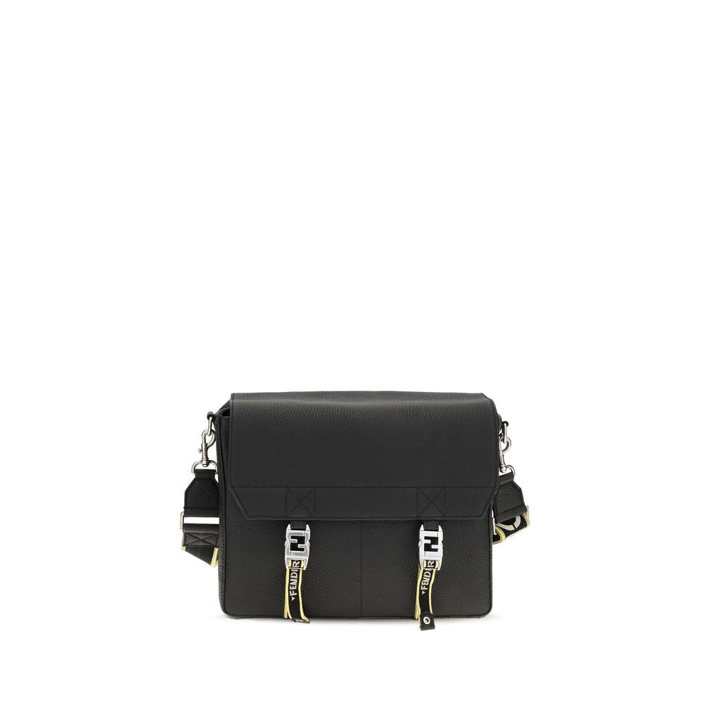 Calfskin Flow Mess Crossbody Bag