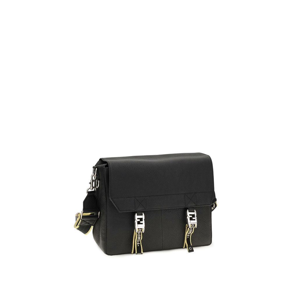 Calfskin Flow Mess Crossbody Bag