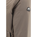 Beige Nylon Full-Length Jacket