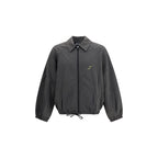 Full-Length Embroidered Polyamide Jacket