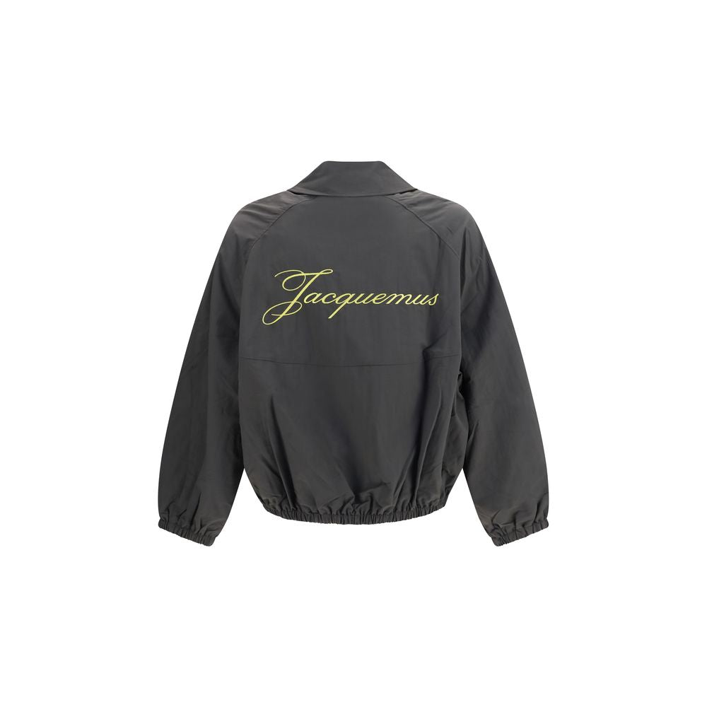 Full-Length Embroidered Polyamide Jacket