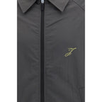 Full-Length Embroidered Polyamide Jacket