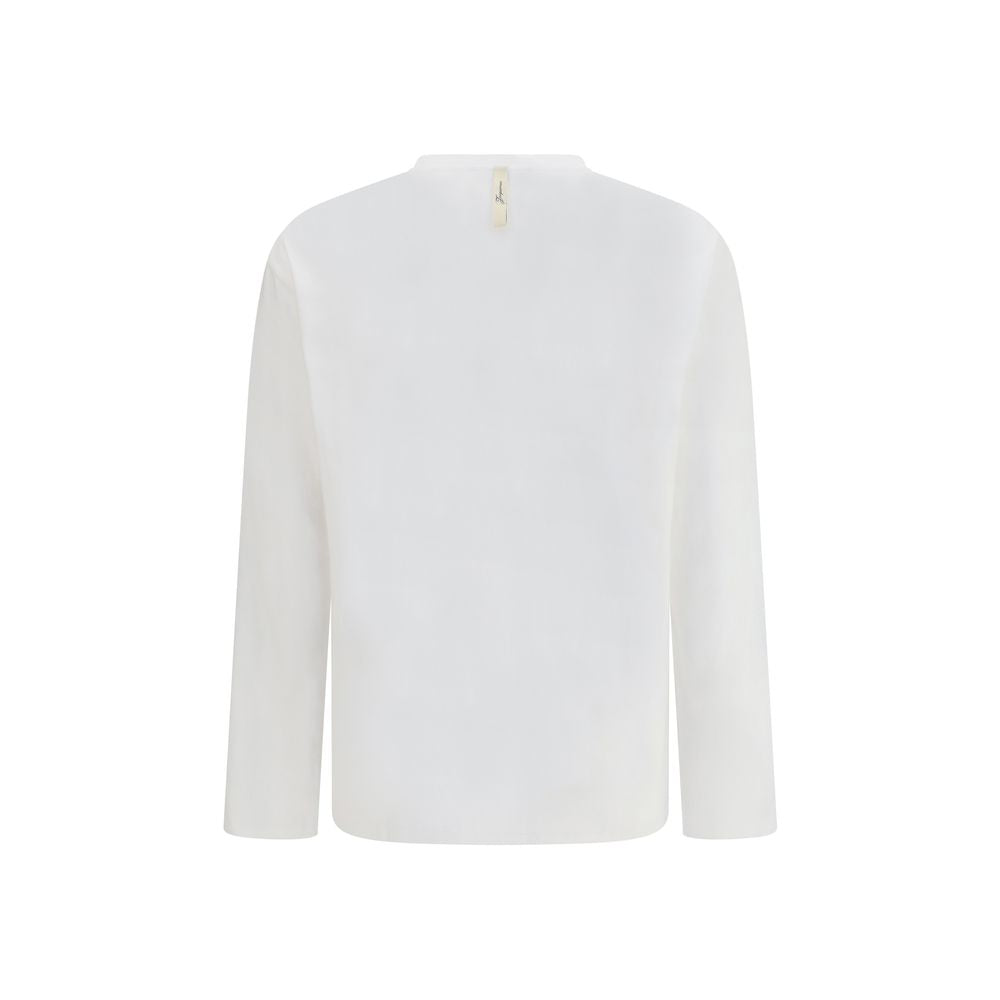 Cotton and Hemp Logo Long-Sleeve T-Shirt